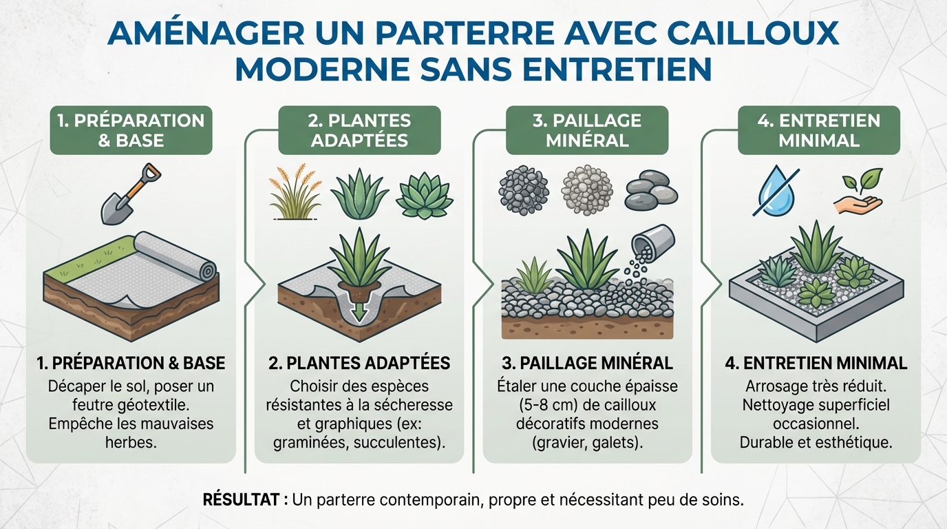 Comment concevoir votre parterre moderne