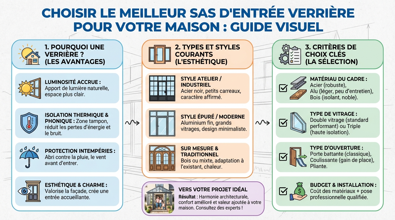 Comment choisir son sas d'entrée verrière ?