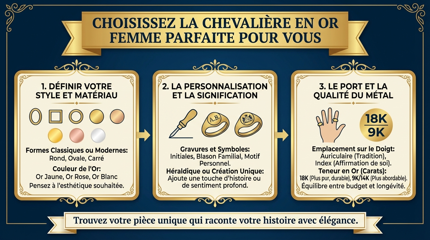 Comment choisir votre chevalière en or ?