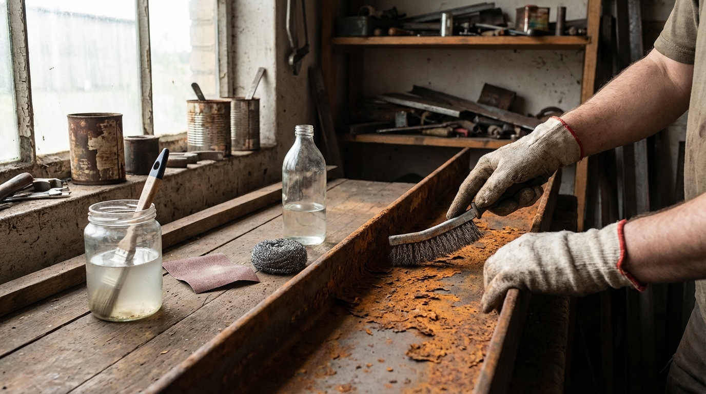 Comment enlever la rouille sur métal : méthodes efficaces