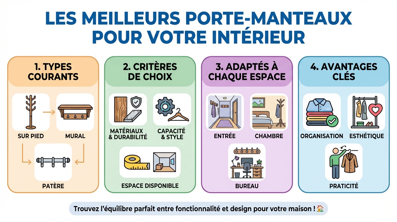 Comment choisir le bon porte manteau