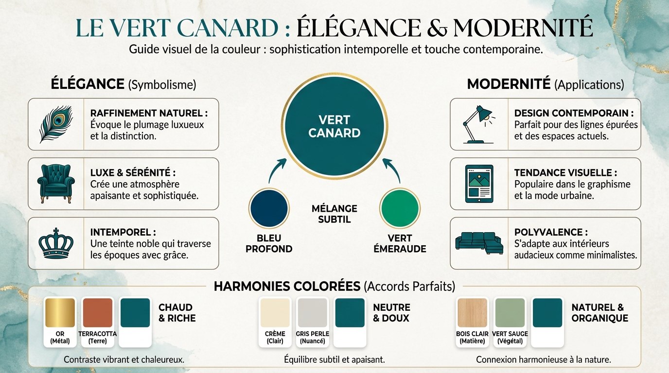 Qu'est-ce que le vert canard ?