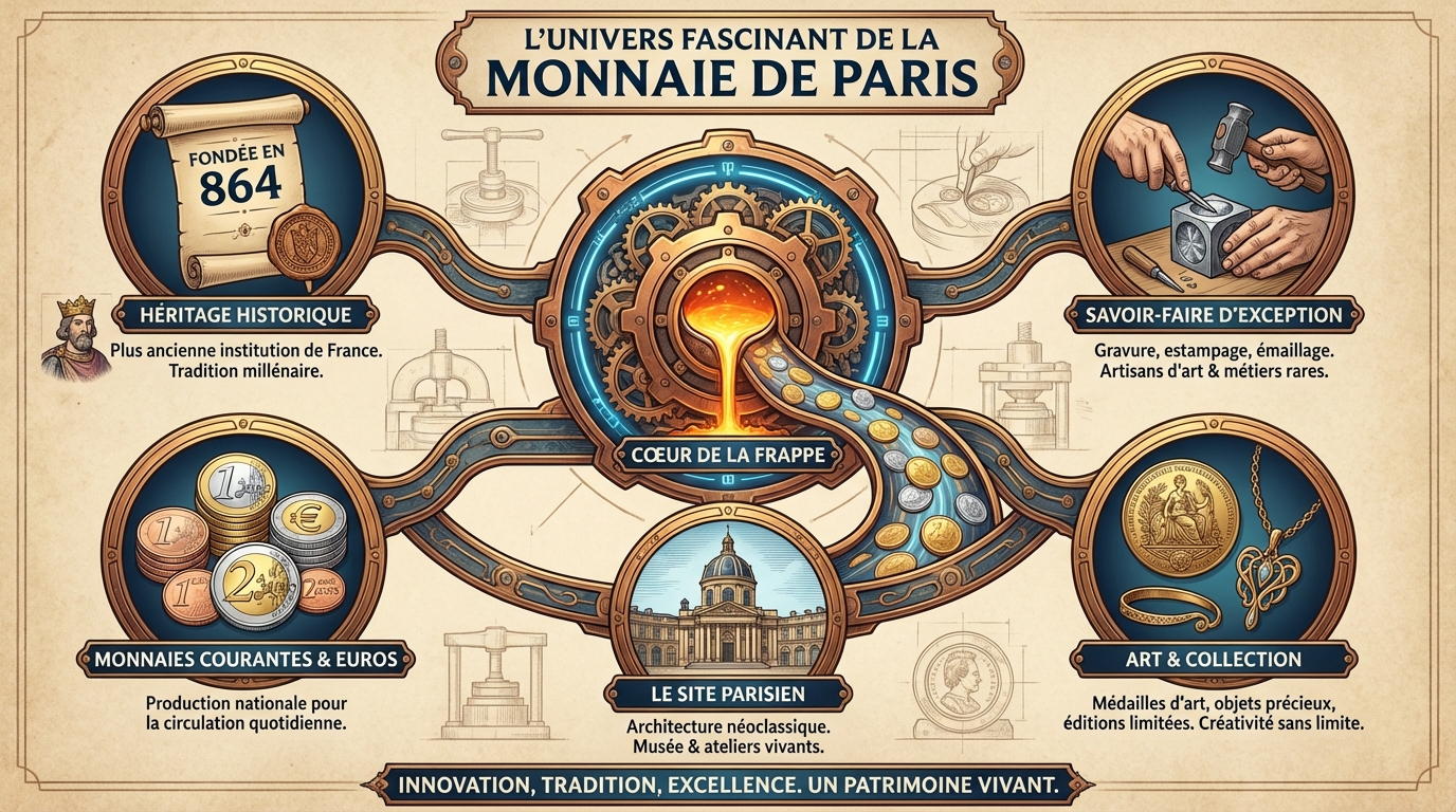 Découvrez l'univers fascinant de la monnaie de paris 1 Les collections de la Monnaie de Paris