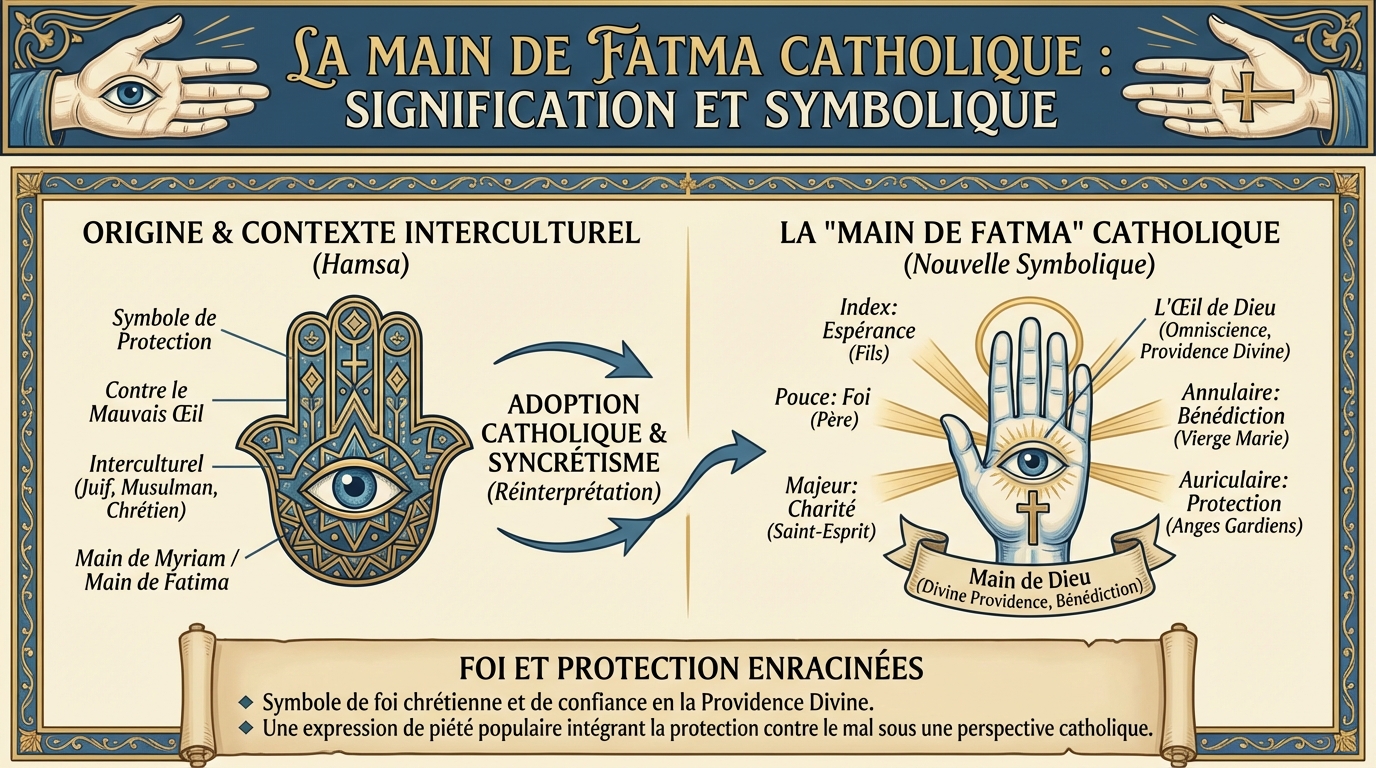 Signification de la main de Fatma dans la culture catholique