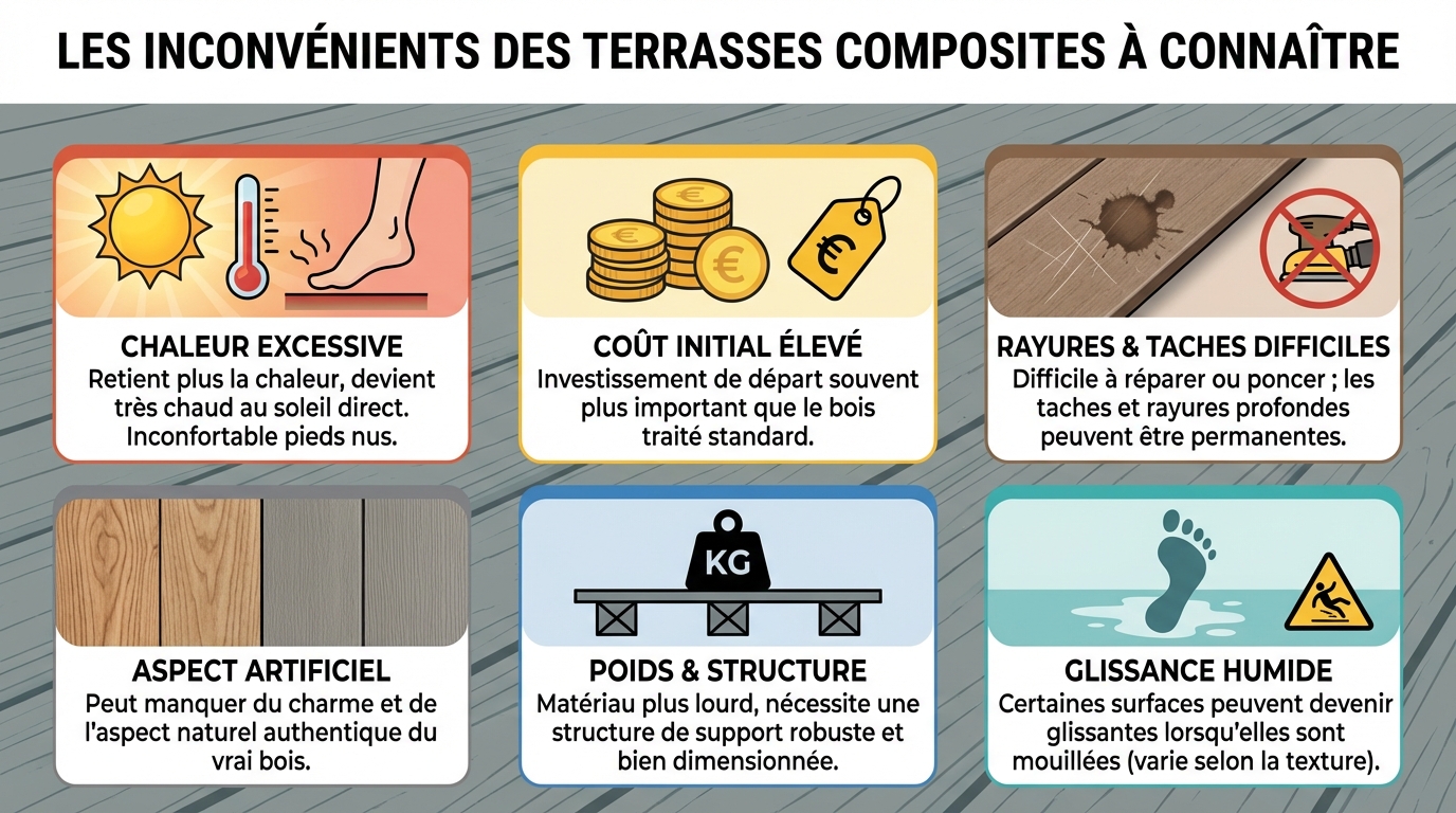 Les inconvénients majeurs