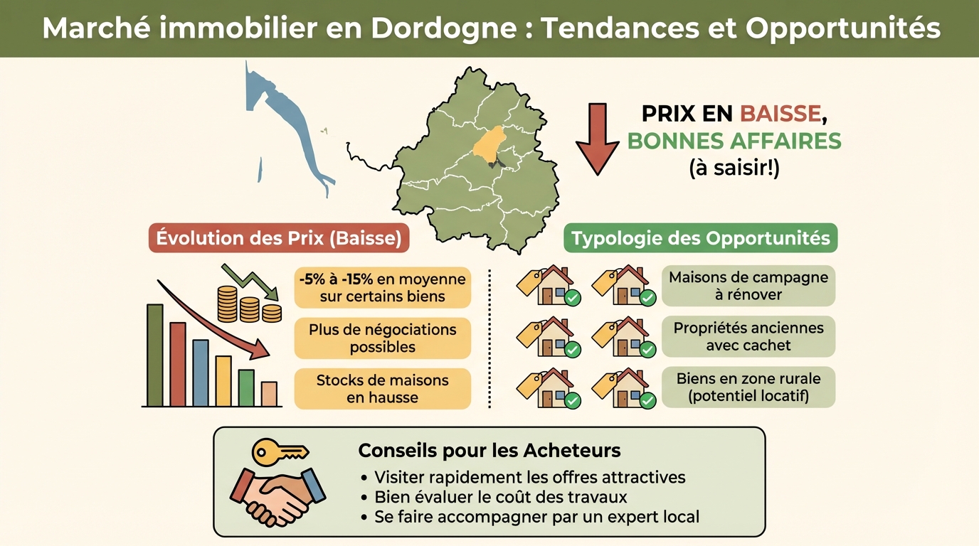 Les meilleures affaires immobilières en Dordogne