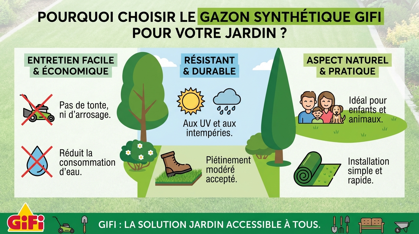 Comment choisir son gazon synthétique