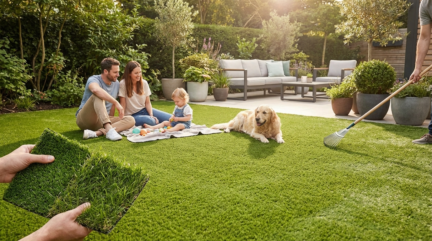 Pourquoi choisir le gazon synthétique gifi pour votre jardin