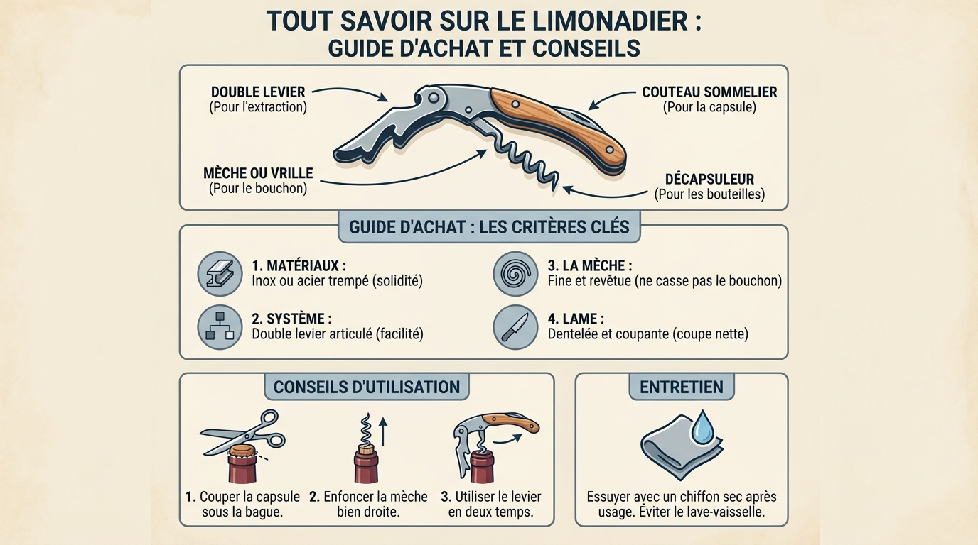 Les différents types de limonadiers