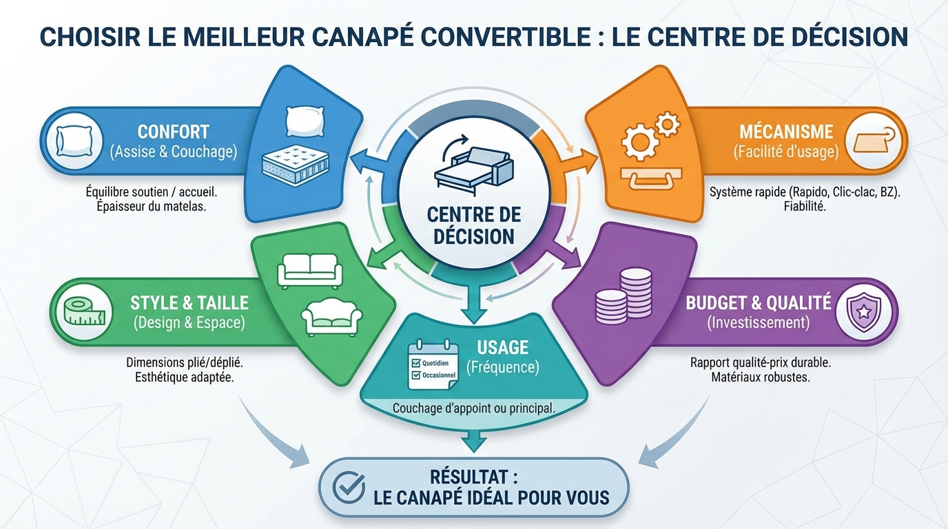 Comment choisir le bon canapé convertible ?