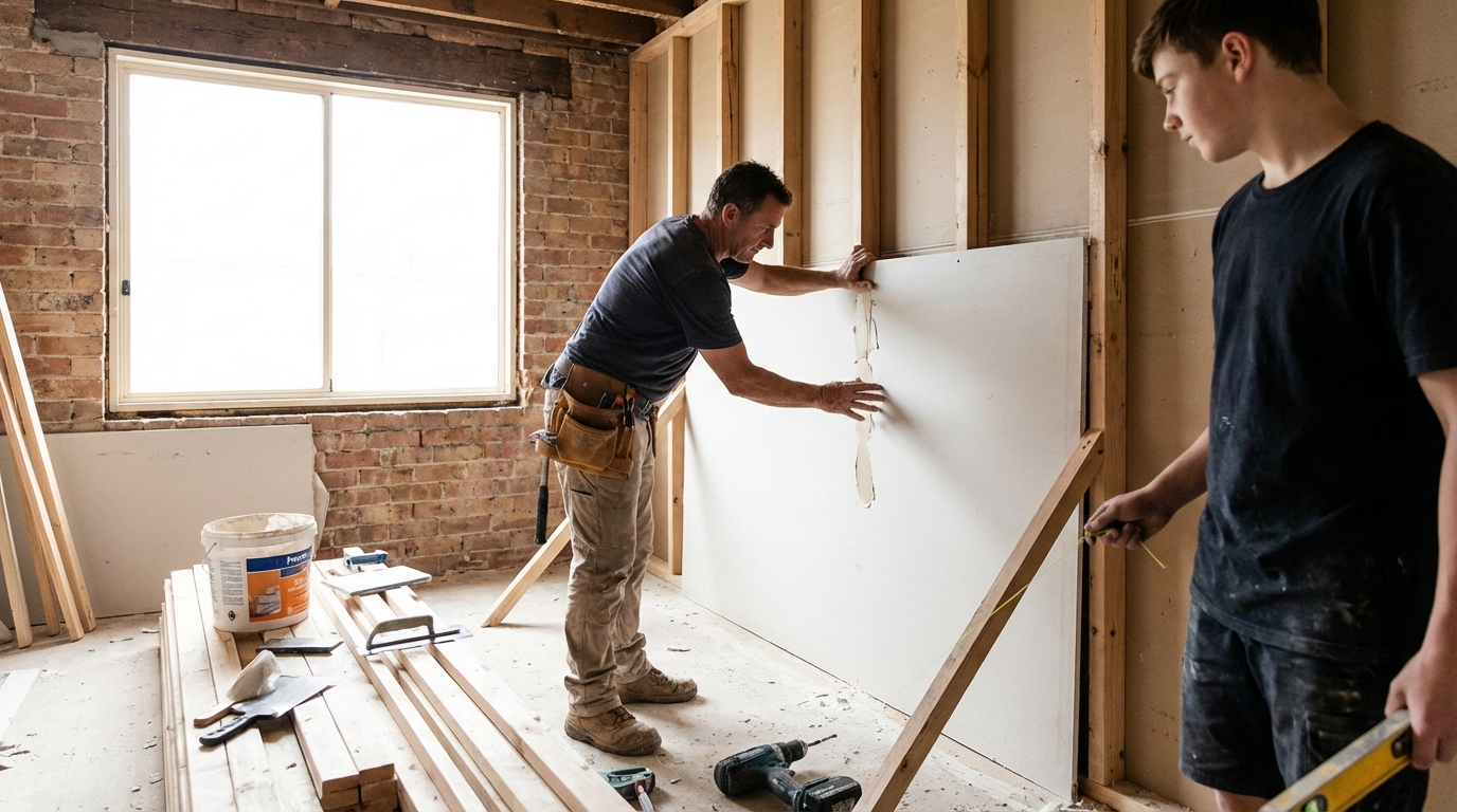 Coffrage placo sans rail : guide complet pour une installation réussie