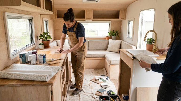 Comment rénover l'intérieur d'une petite caravane avec style