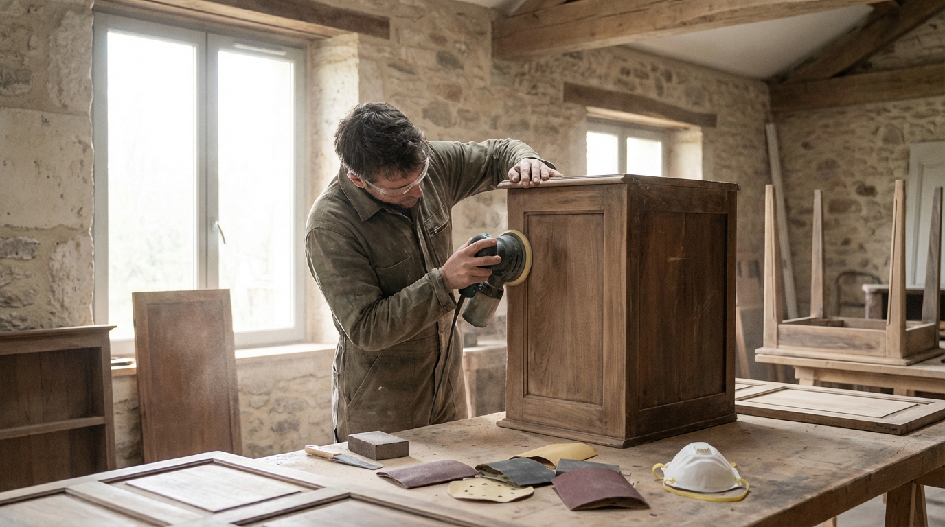 Comment sabler un meuble facilement et efficacement