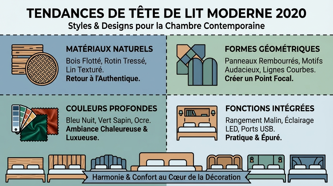 Les tendances de tête de lit moderne en 2020