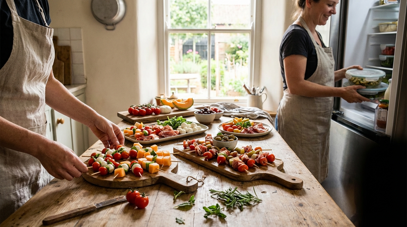 Des brochettes apéro à préparer la veille : 10 idées simples