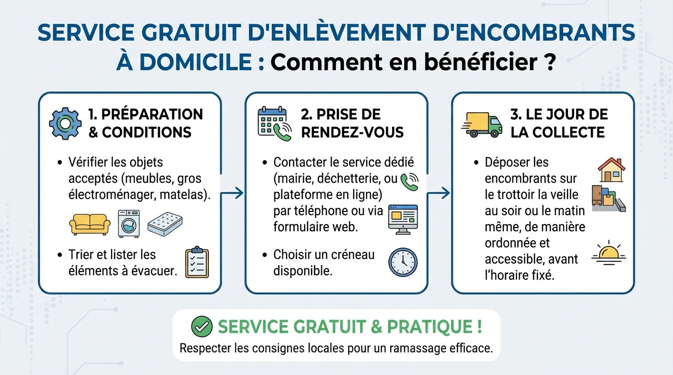 Les avantages de l'enlèvement d'encombrants gratuit
