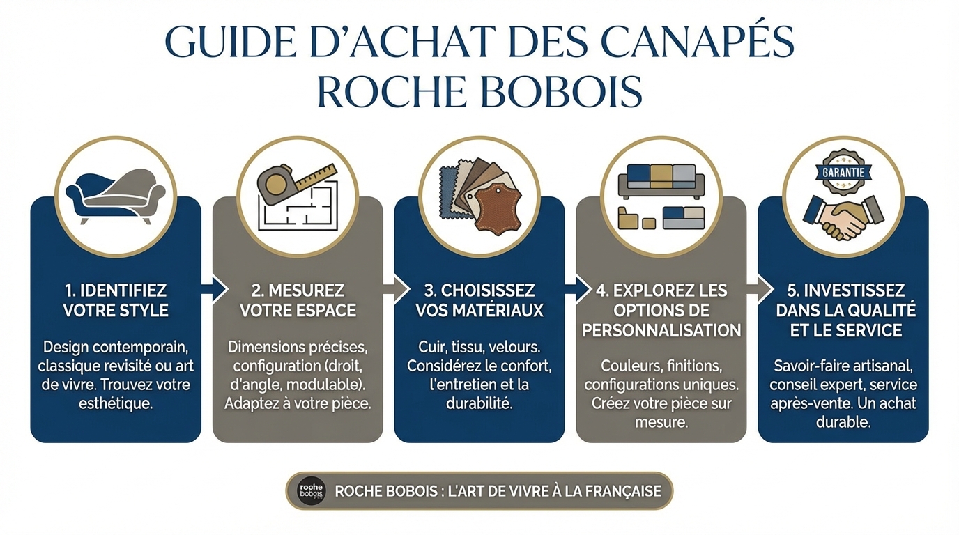 Guide d'achat des canapés roche bobois 1 Critères de choix