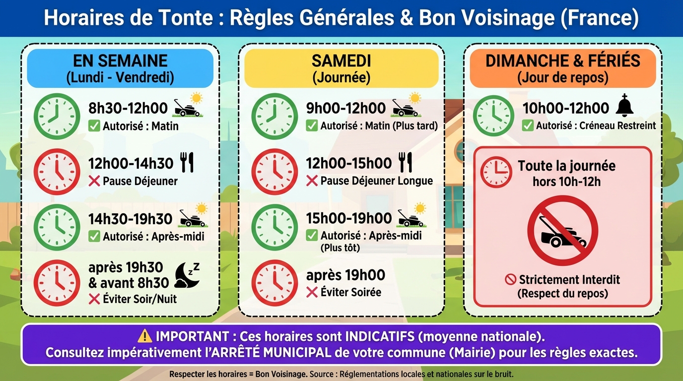 Horaires spécifiques selon les communes