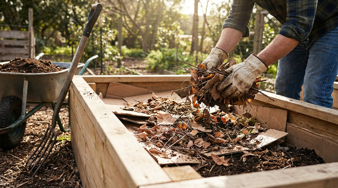 Que mettre au fond d'un carré potager : guide pratique