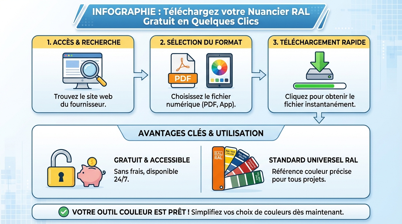 Comment utiliser un nuancier RAL?