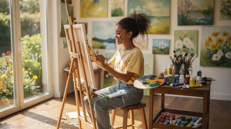 Peindre un tableau facile : 5 idées créatives pour débutants