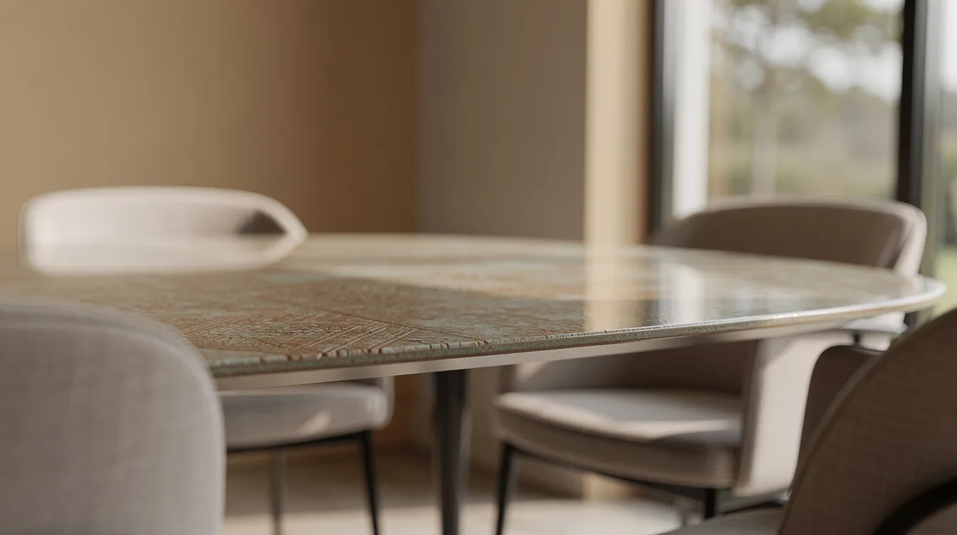 Le coût associé à l'achat d'une table en céramique