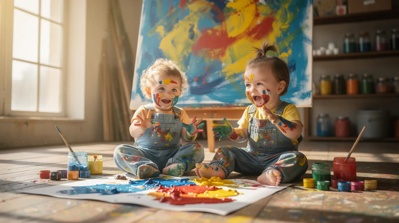 Activités peinture pour les 2-3 ans : 10 techniques amusantes
