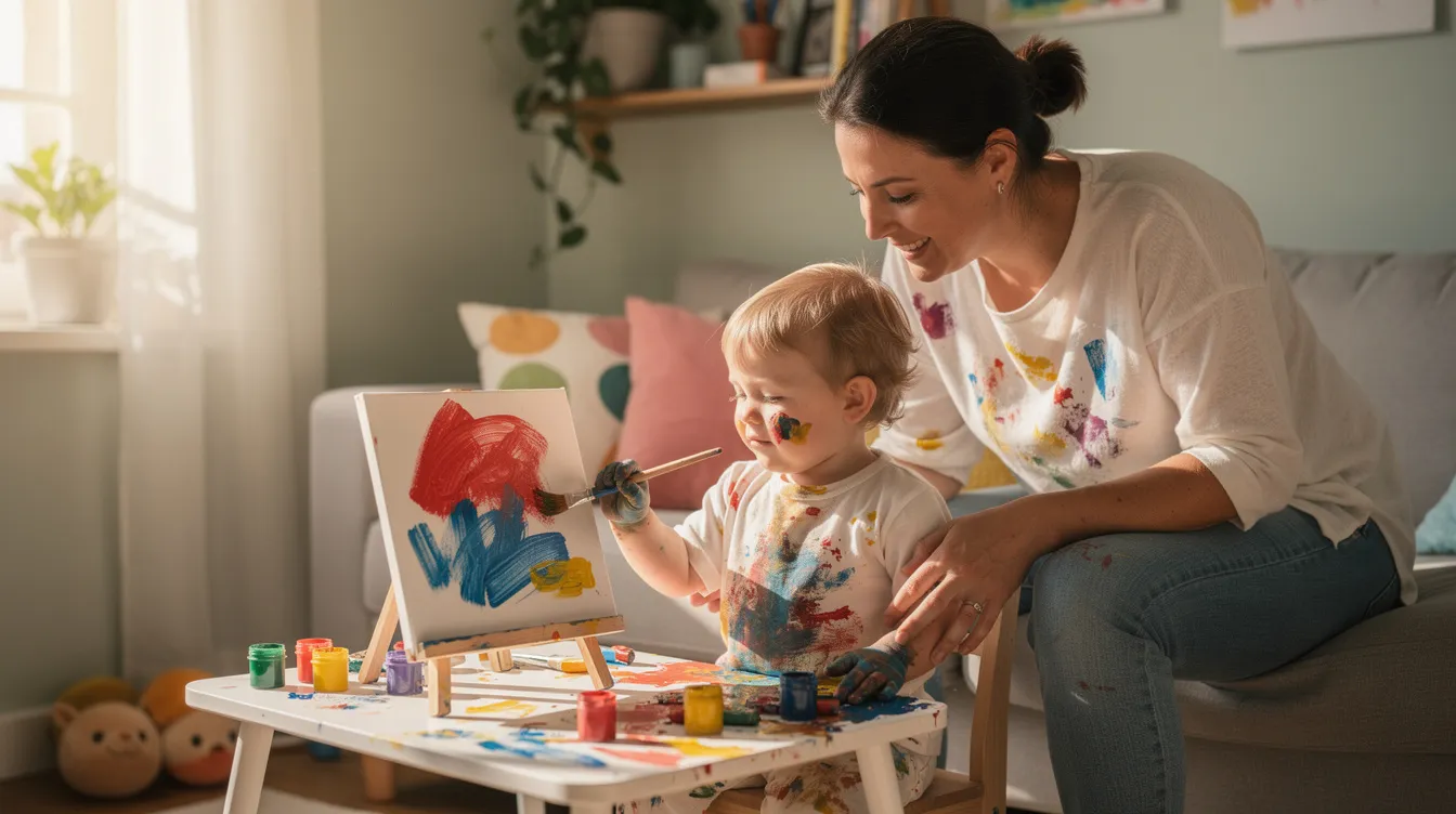 Activités peinture pour les 2-3 ans : 10 techniques amusantes 1 Conseils pour réussir une activité de peinture avec votre enfant