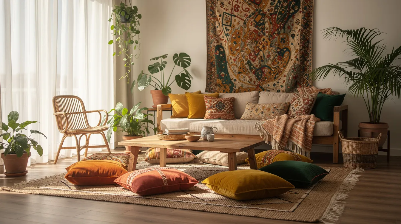 Comment choisir les couleurs pour votre salon boho ?