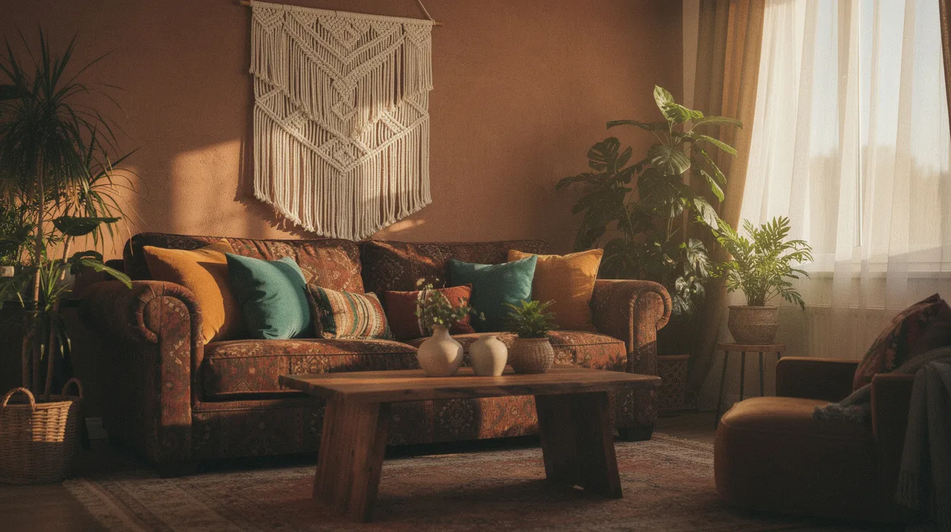 Bohème chic : créez un salon boho unique et accueillant