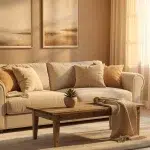 Peinture couleur sable chaud : 7 inspirations déco qui réchauffent