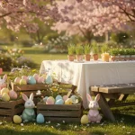 Décoration de pâques extérieure à faire soi-même : 10 idées créatives