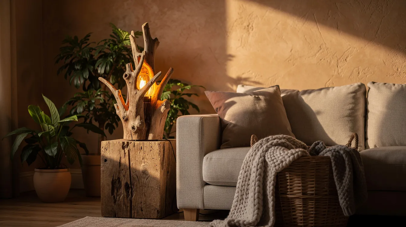 Comment intégrer une lampe en bois flotté dans votre déco ?