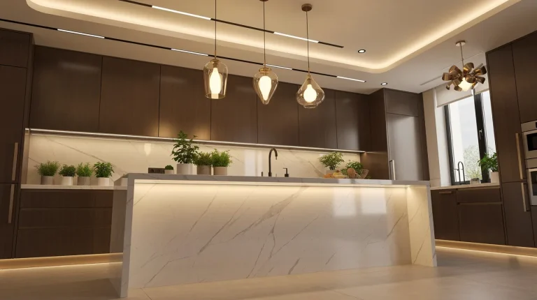 Home 3 Tendances luminaires cuisine : 7 styles incontournables en 2026
