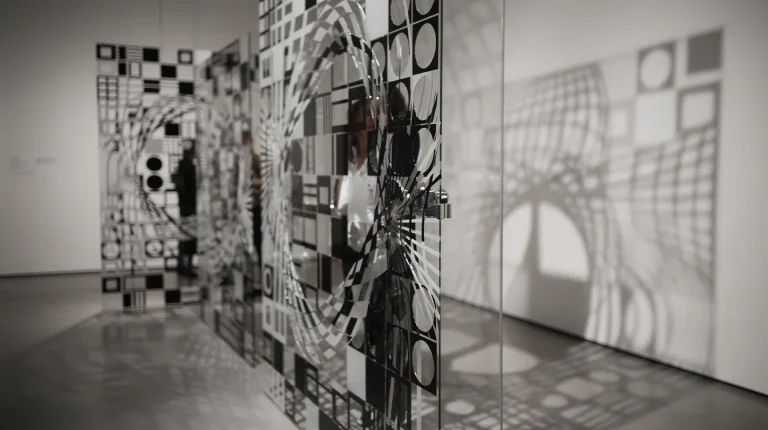 Vasarely noir et blanc : une exploration de son art cinétique