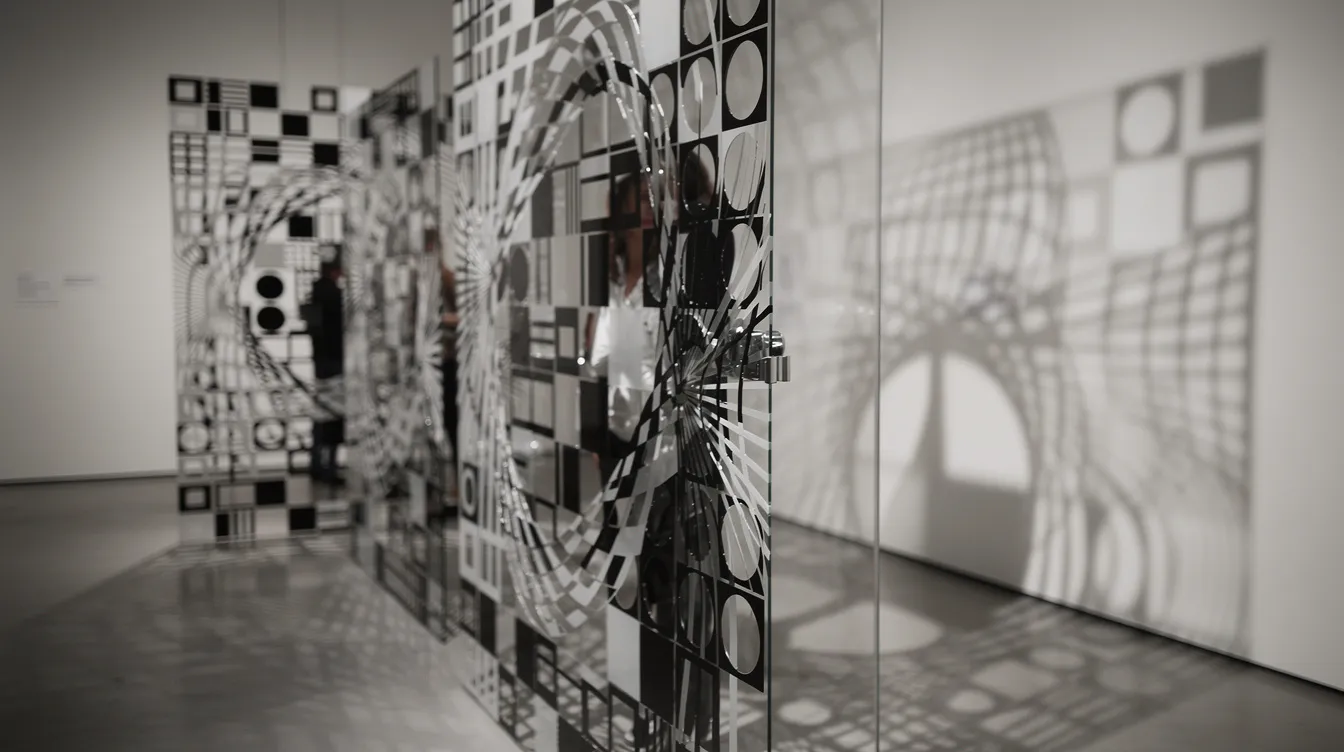 Vasarely noir et blanc : une exploration de son art cinétique