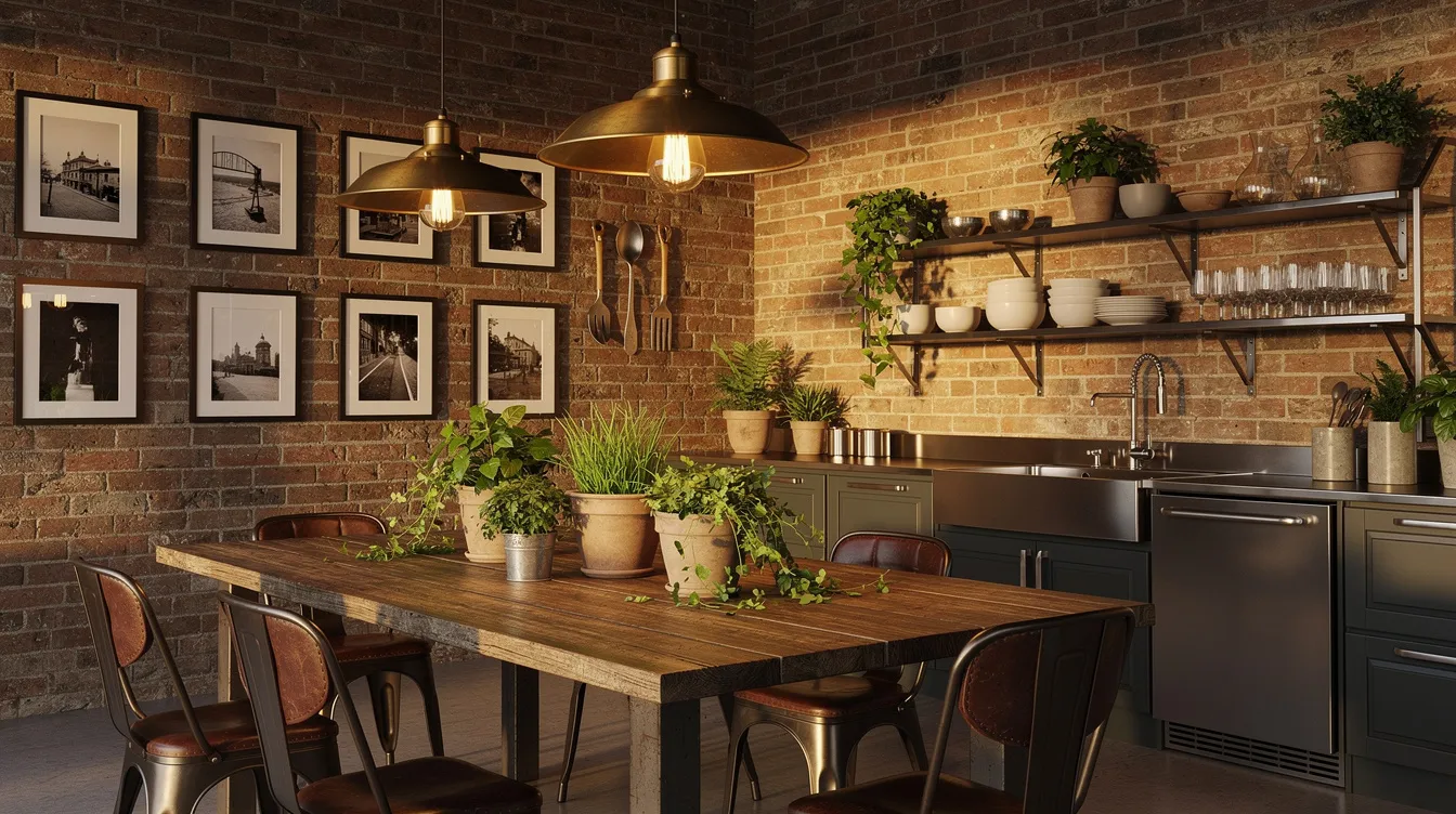 7 idées de déco murale pour une cuisine industrielle